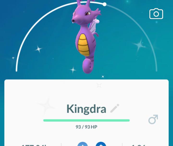 Pokemon Go Shiny Kingdra Toys Games Video Gaming Video Games On Carousell