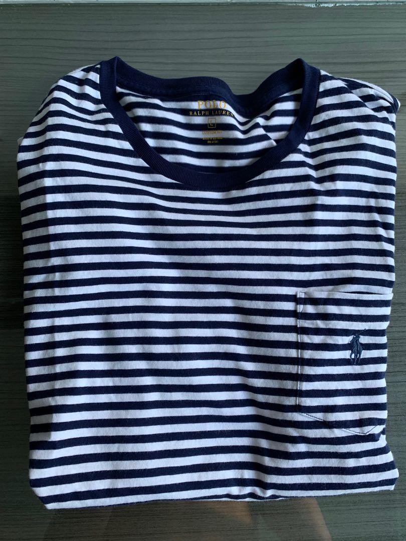 ralph lauren striped tee