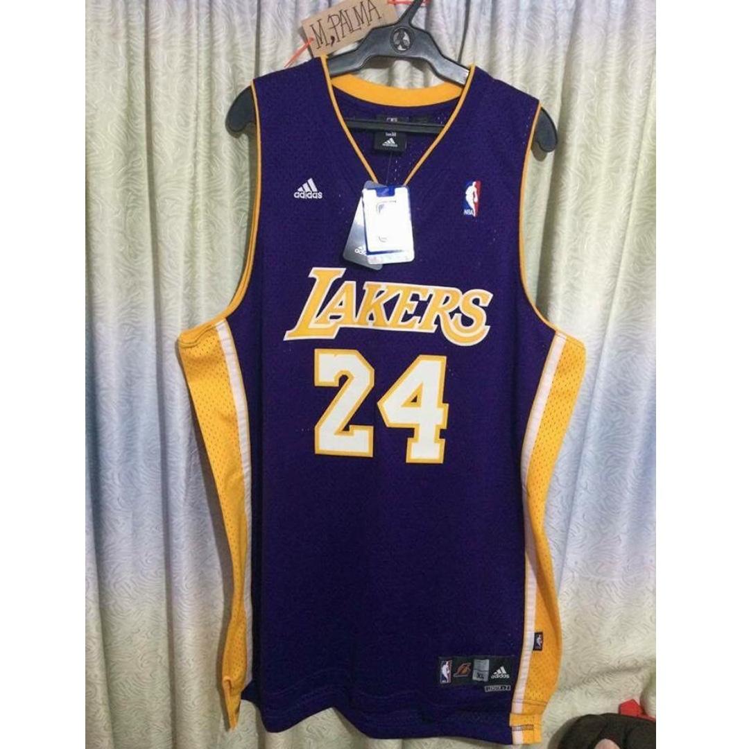 Kobe Bryant Adidas Jersey Basketball Sz L Purple Los Angeles Lakers Nb –  Rare_Wear_Attire