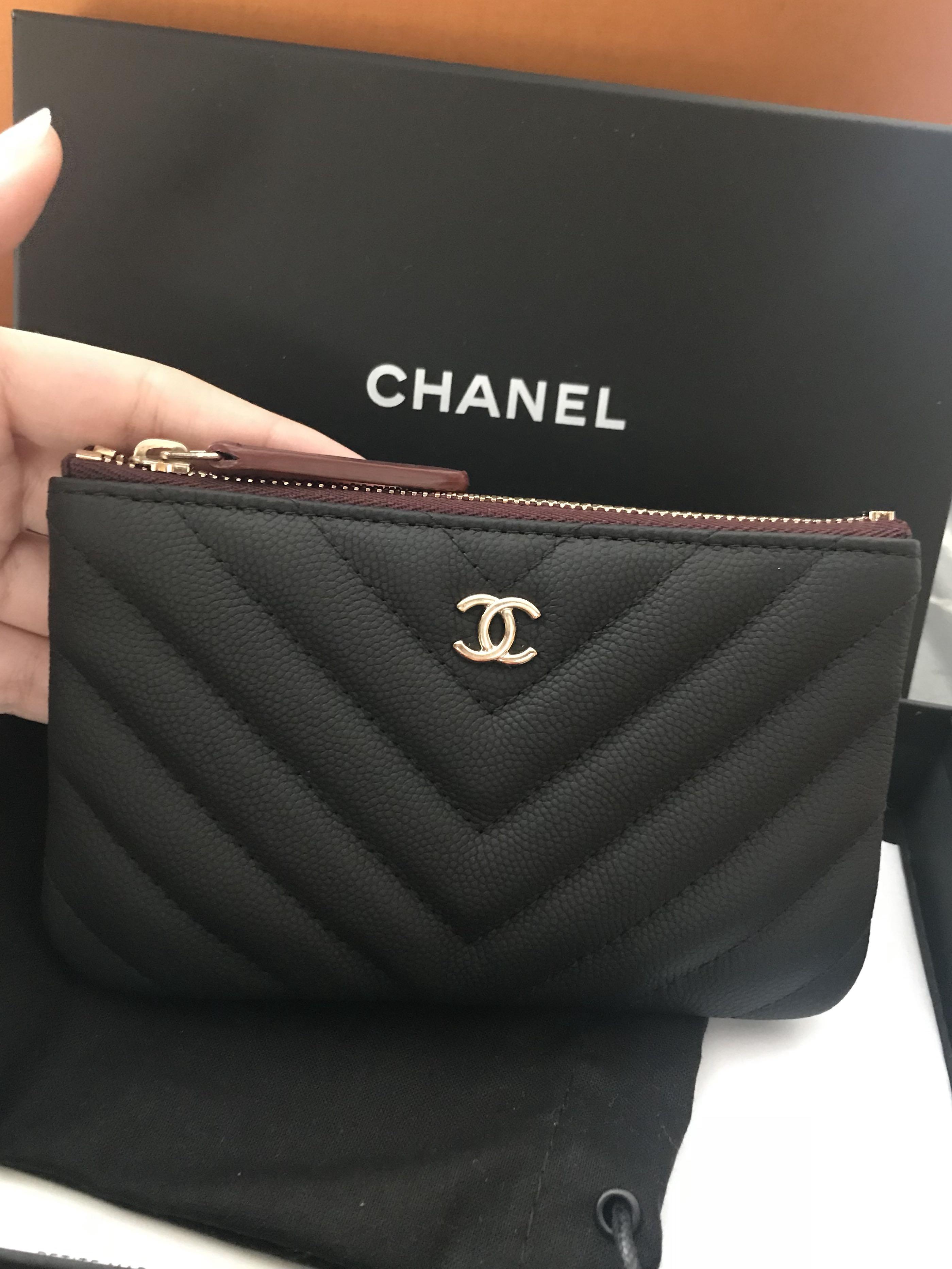 Chanel Mini o case GHW caviar, Luxury, Bags & Wallets on Carousell
