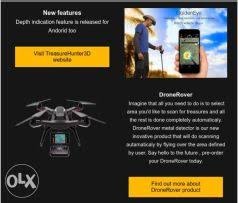 metal detector drone for sale