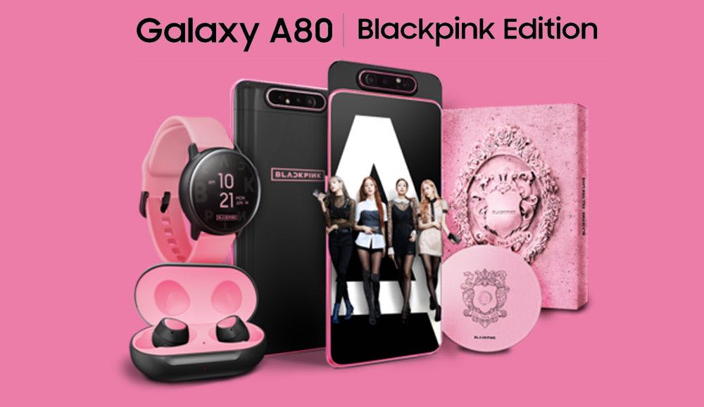  Samsung  Galaxy A80  Blackpink  Edition Mobile Phones 