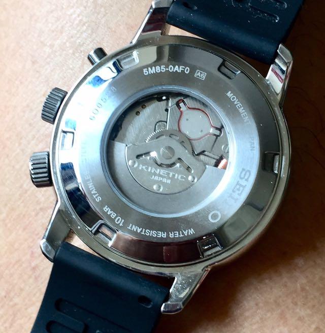 Seiko Kinetic World Time 100M SUN069, 名牌, 手錶- Carousell