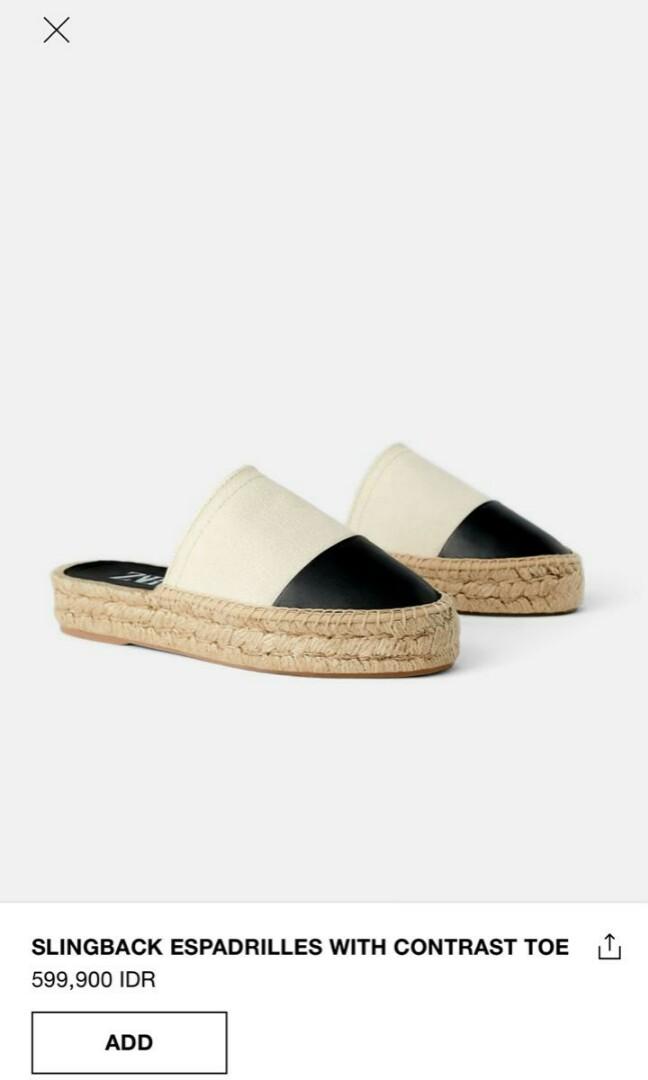 zara slingback espadrilles