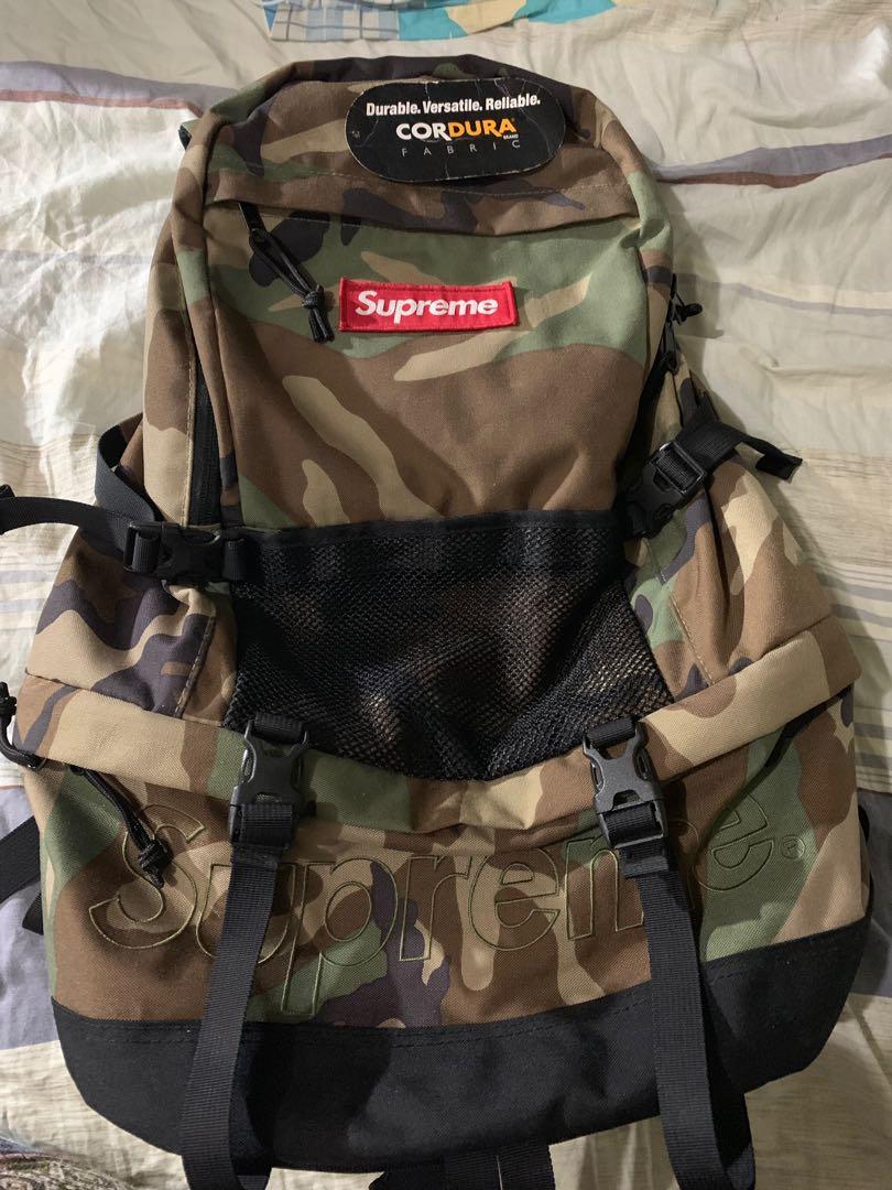 Supreme 15FW Contour Backpack バックパック カモ-
