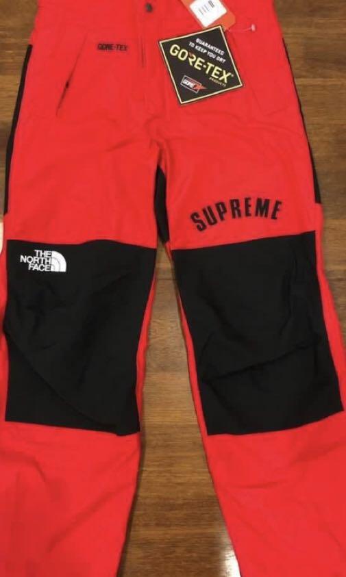 Supreme x North Face Mountain Pant M Red, Men's Fashion, Bottoms 