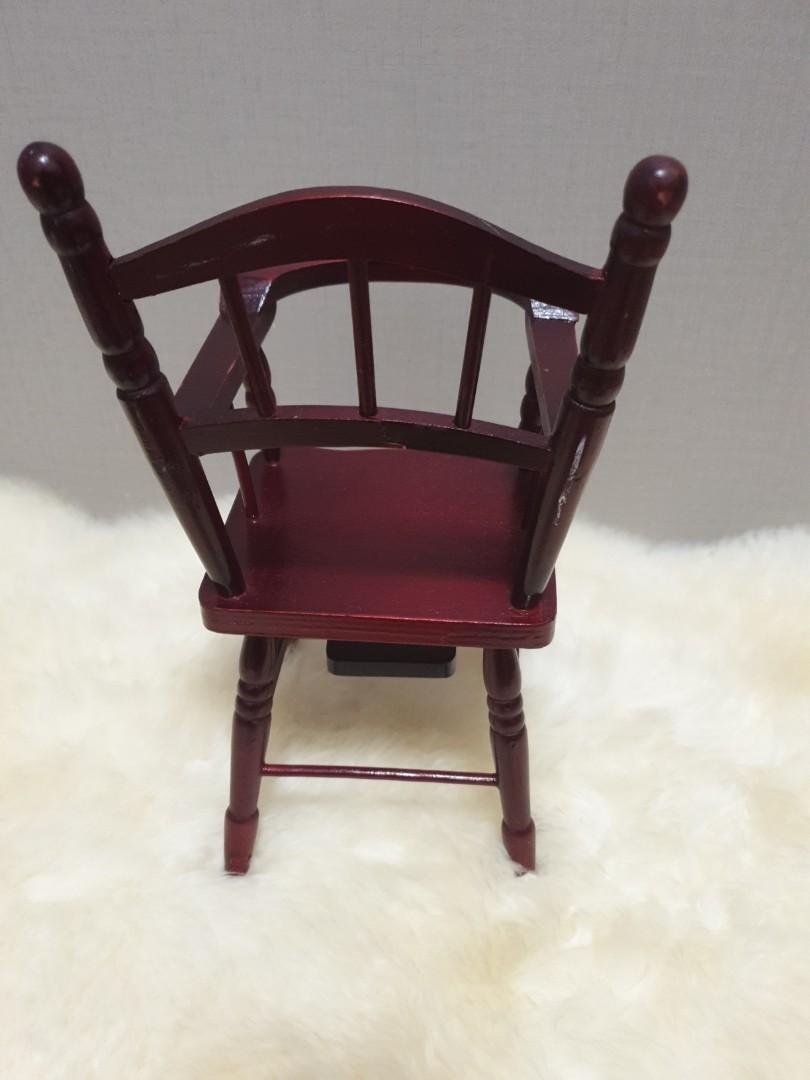 vintage wooden high chair
