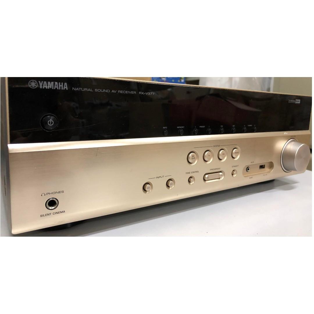Yamaha Rx V377 5 1ch Av Receiver With Dolby Truehd Dts Hd Master