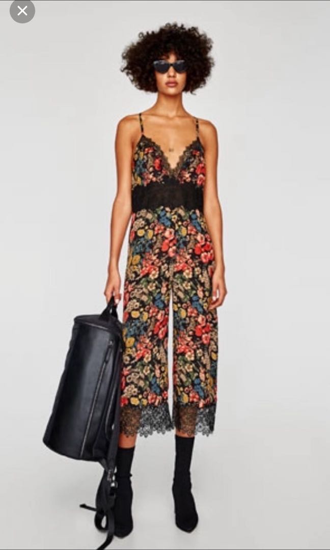 zara lace jumpsuit