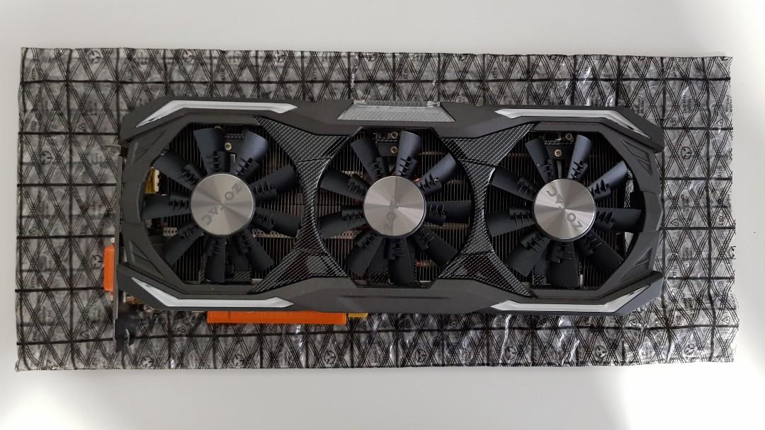 Zotac Gtx 1070 Amp Extreme Electronics Computer Parts Accessories On Carousell