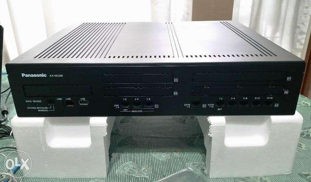 PABX Supplier Panasonic NS300 PBX Telephone System Installer intercom (Category: Office & Business Technology) located in Pasig City. Submitted by telnovate (Listing ID 239302147, Image 2). Description: For your peace of mind, TRANSACT ONLY with an OLX Recommended Seller** **OLX.ph Verified Company, Seller & Installer TRUSTED Since 2005 Panasonic KX-NS300 Smart Hybrid IP-PBX System. Brand New! Built-In 6 Trunk Line Ports Built-In 16 Analog + 2 Di