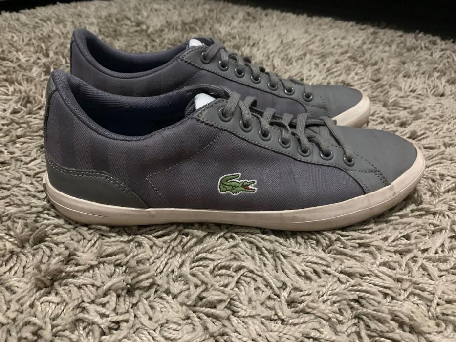 lacoste lerond nubuck grey