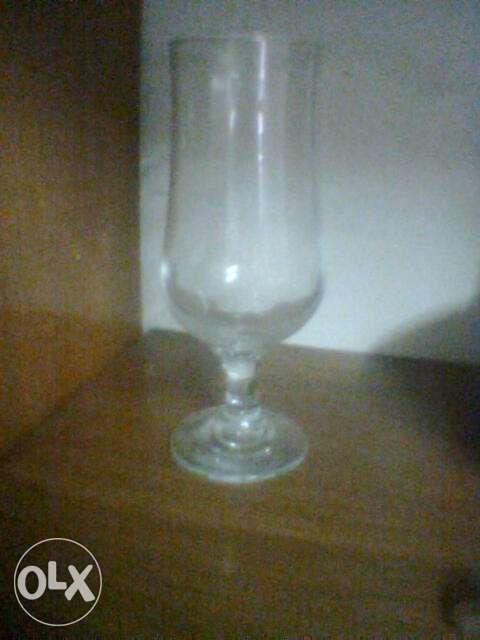 Wine glass (Category: Other Kitchenware & Tableware) located in Manila. Submitted by cristev.cristev (Listing ID 239302406, Image 2). Description: Wine glass, crystal clear glass, brand new, never used, w/out box, set of six(6), P1000 for set of 6 wine glasses, 7.5 inches high.