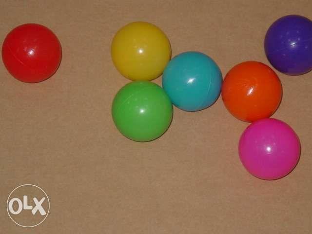 Swim balls for ball pool softer plastic (Category: Infant Playtime) located in Manila. Submitted by kchingx (Listing ID 239302910, Image 2). Description: 5.5cm 0.75 peso 7.0 cm 1.75 pesos several colors available. some have little air but still ok. can select. shipping not included.