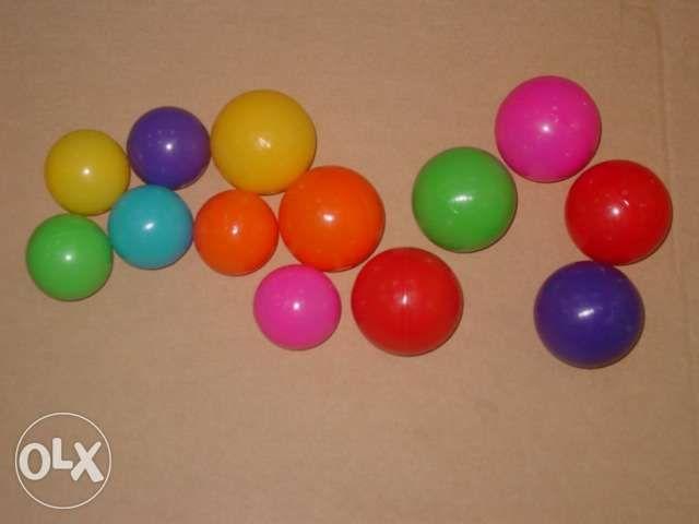 Swim balls for ball pool softer plastic (Category: Infant Playtime) located in Manila. Submitted by kchingx (Listing ID 239302910, Image 3). Description: 5.5cm 0.75 peso 7.0 cm 1.75 pesos several colors available. some have little air but still ok. can select. shipping not included.