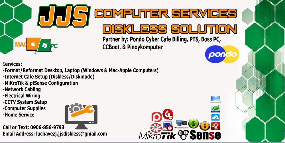 Jjs Diskless Solution Computer Technician It Services Business Services It Programming On Carousell - cyber cafe roblox