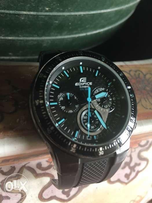 Original Casio Edifice Chronograph Cabon look Watch Men s Fashion