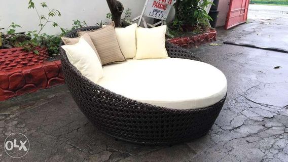 Outdoor rattan daybed sofa modern daybed sofa