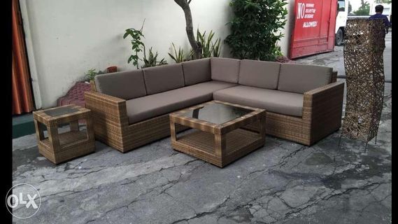 Sala set sofa Corner rattan outdoor sofa modern sofa