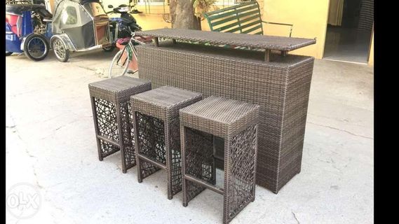 Bar Set chair and table Outdoor Bar chairs