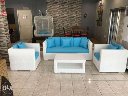 Outdoor Rattan Sofa set and daybed