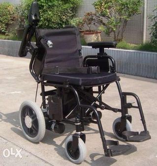 Electric Motorized Power Wheelchair Foldable Parts Service Availbl