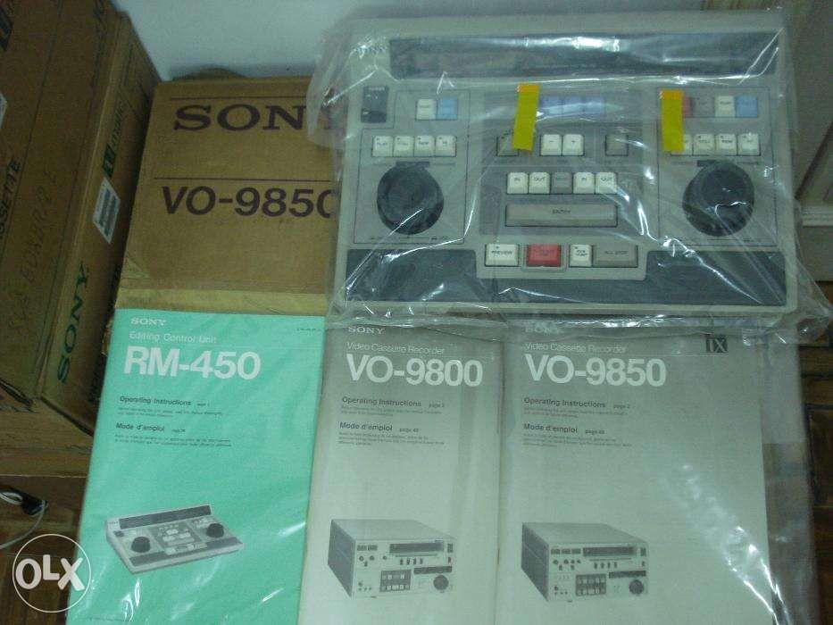 Sony U-Matic VO-9850 Professional Editing System (Category: Other Audio Equipment) located in Makati City. Submitted by mattely (Listing ID 239309999, Image 3). Description: SONY U-MATIC SERIES video editing equipment system brand new complete package inclusive of: 1. One (1) Sony U-matic VO-9850 Videocassette editor/recorder with power supply cord and instruction manual. 2. One (1) Sony U-matic VO-9800 Videocassette player/recorder with power su
