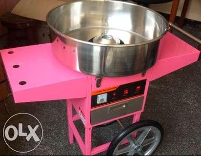Cotton Candy Machine with Cart or Wheel Cotton Candy Maker