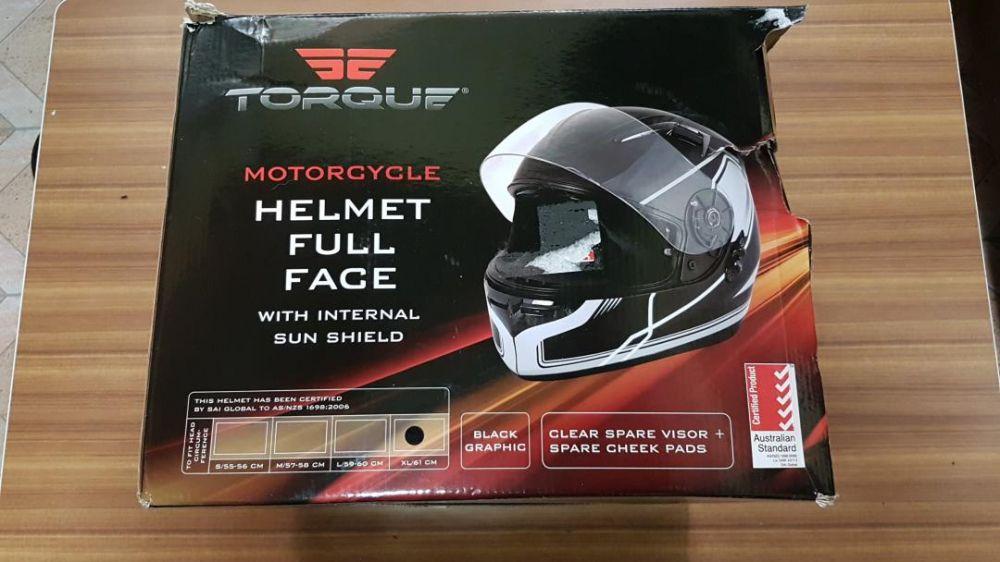 torque full face helmet