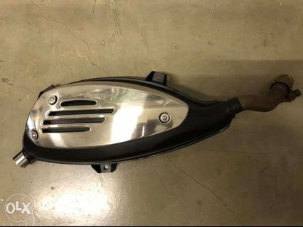 Vespa GTS GTV factory Muffler Exhaust Brand new