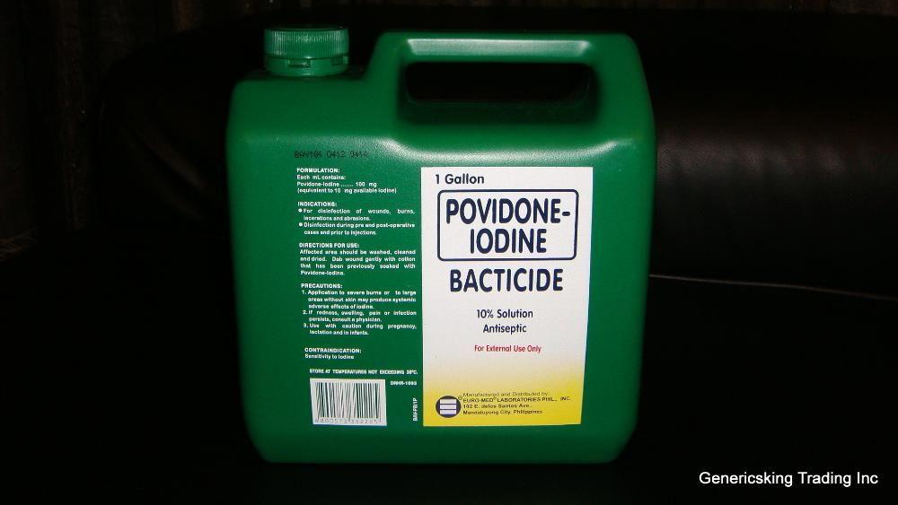 Povidone Iodine Gallon, Health & Nutrition, Health Supplements, Health