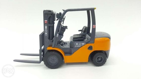 Front load forklift diecast metal construction toy