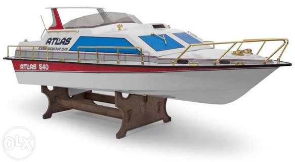 Academy Atlas 540 Radio Controlled Electric Powered cruiser boat