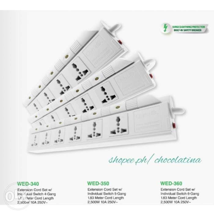 Omni Extension Cord With Individual Switch