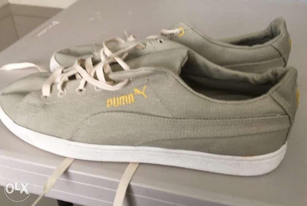 Puma Denim Khaki Shoes Size 11 and a 