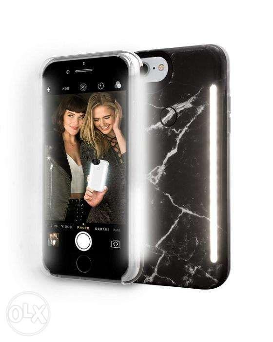 LuMee Duo Phone Case Black Marble (Category: Cases & Sleeves) located in Pasig City. Submitted by sterling_galleon (Listing ID 239325195, Image 2). Description: SELFIE LIGHTING IS EVERYTHING - Our influencer approved iPhone case offers studio-quality front and back facing lights for creating all types of images. The warm, natural LED lights allow you to create the pictures and videos you will feel good about - you, . It has raised front LED strip
