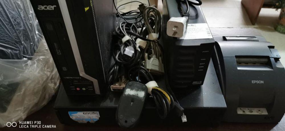 POS for restaurant (Category: Office & Business Technology) located in Quezon City. Submitted by stephenham (Listing ID 239325880, Image 2). Description: Lcd monitor acer System unit acer Intel core i3 Os window 7 pro Ups-650va Cash register Epson printer. Use in mall foodcourt.