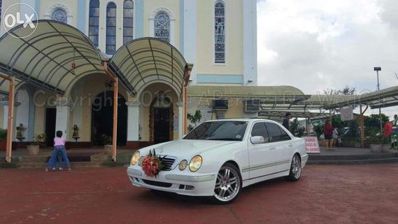 White Bridal Car Mercedes Benz Malolos Bulacan