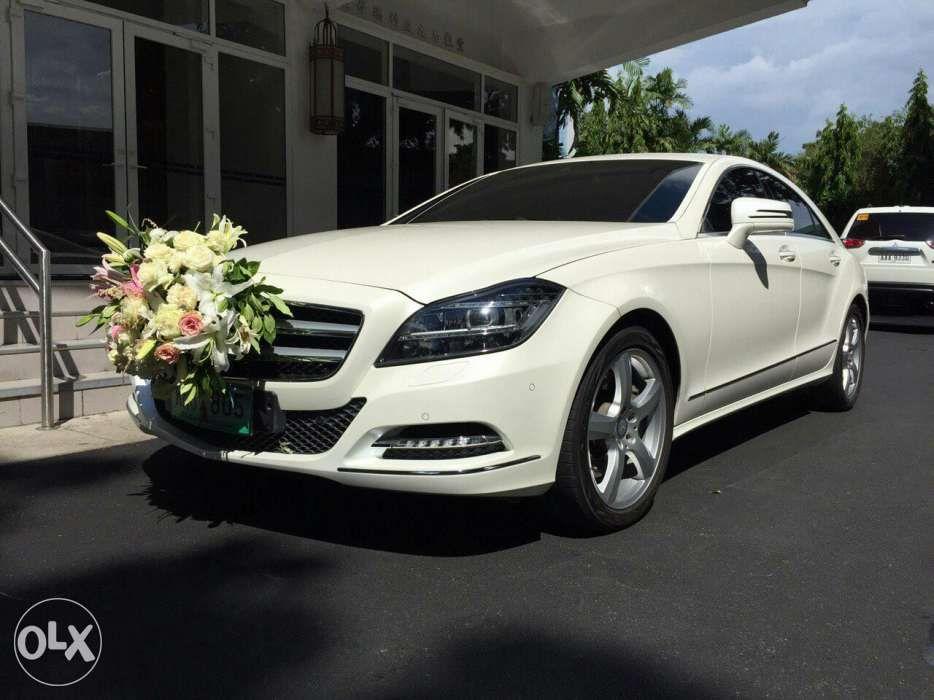 Bridal Car White Mercedes Benz CLS For Rent Grooms Car