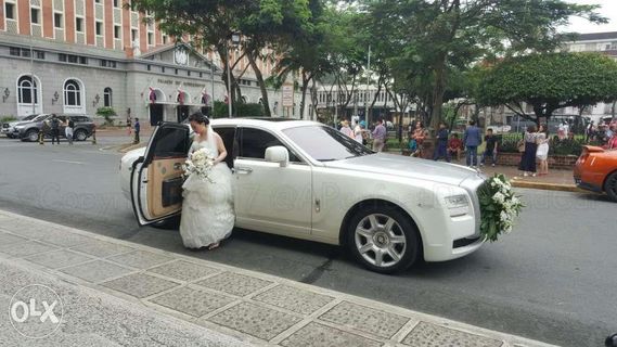 Bridal Car Rolls Royce Ghost Wedding Car VIP Service Picture Vehicle