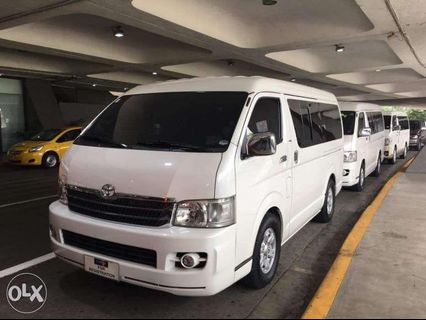 Toyota Hiace Super Grandia Van For Rent Van Rental Airport Dropoff
