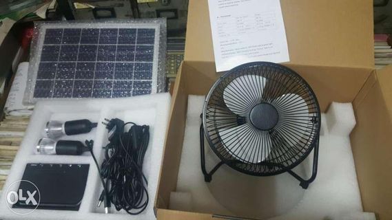 Solar Led Fan Rechargeable Battery