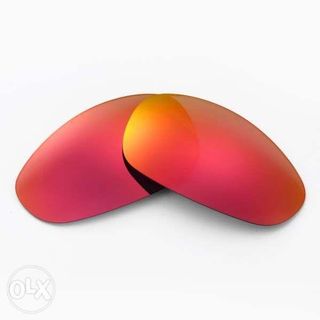 Walleva Replacement Lenses for Oakley Juliet Fire red Polarized