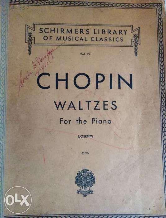 Musical Piano Pieces CHOPIN (Category: Storybooks) located in Manila. Submitted by mmg.mmg (Listing ID 239331618, Image 2). Description: Chopin Waltzes (80 pages) P1000 Chopin Polonaises (107 pages) P1000 P2000 for both Second hand so there are some writings on front page, name of person. Pick up at Paranaque or Meet up at Makati Commercial Center or Resorts World Area.