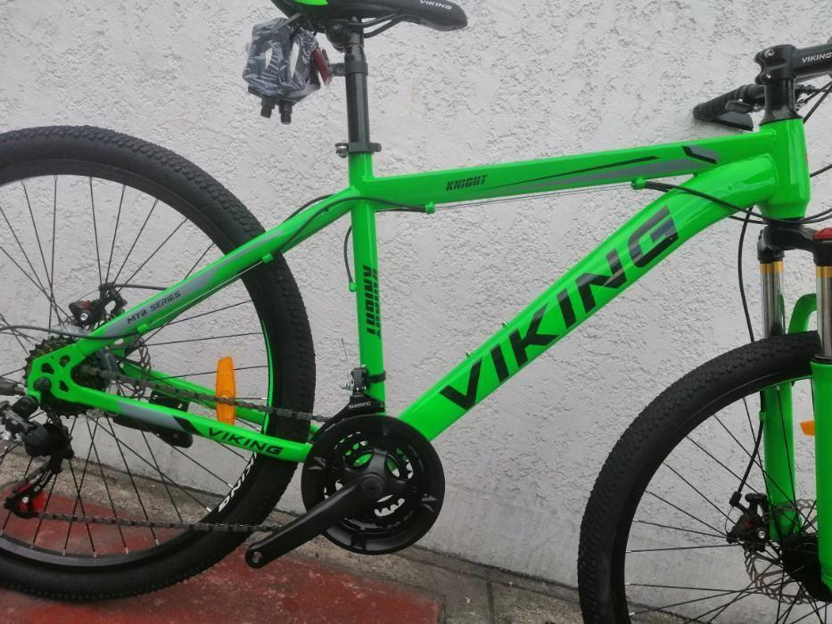 viking race bike green