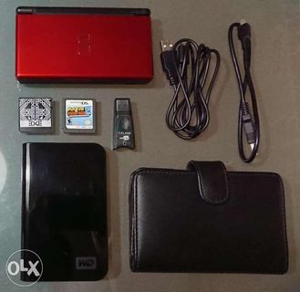 Nintendo DS Lite and WD My Passport 160gb HDD bundle