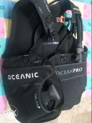 Scuba dive gear Oceanic Oceanpro BCD Black size Large