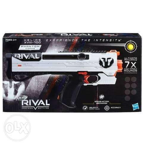 Nerf Rival Phantom Corps Helios XVIII700 Orange Trigger Brand New (Category: Infant Playtime) located in Davao. Submitted by nerftoydepot (Listing ID 239342071, Image 2). Description: Brand New! On hand! Nerf Rival Phantom Corps Helios XVII-700 Complete Set New in Box W/ HIR Balls Will ship nationwide. Door to door delivery. JRS Express: 3-4 Days Delivery Payment Options: Credit Card/ Paypal Bank Deposit: Metrobank, BDO, Chinabank Money Remittanc