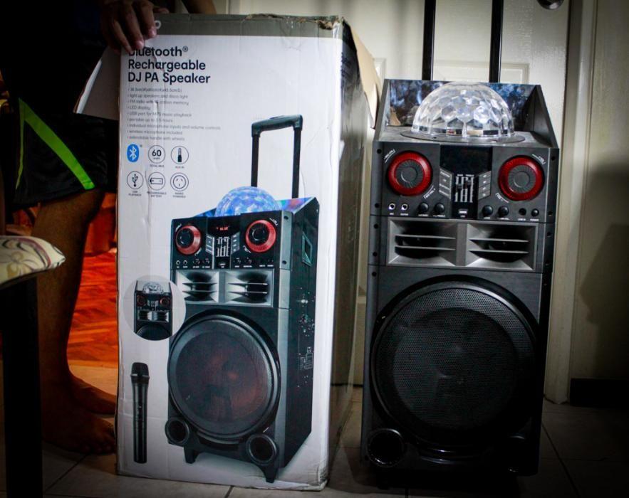 Bluetooth rechargeable dj pa speaker sale kmart