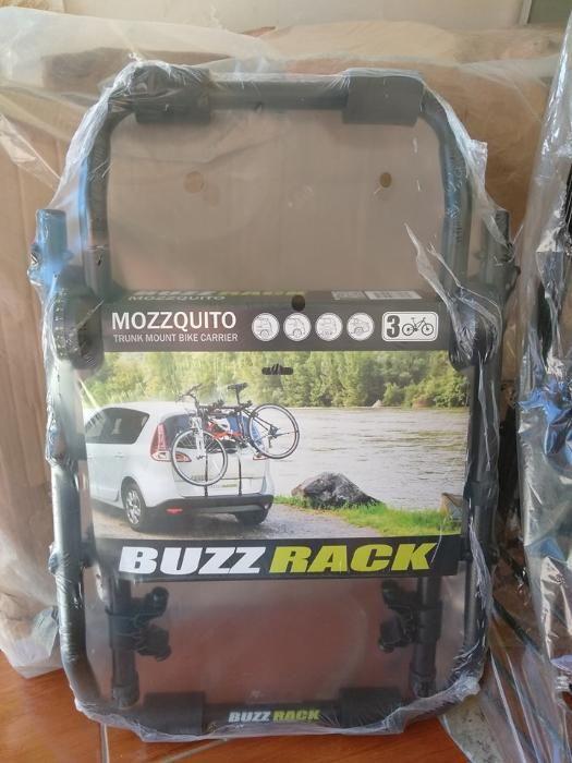 buzzrack mozzquito trunk mounted 3 bike carrier